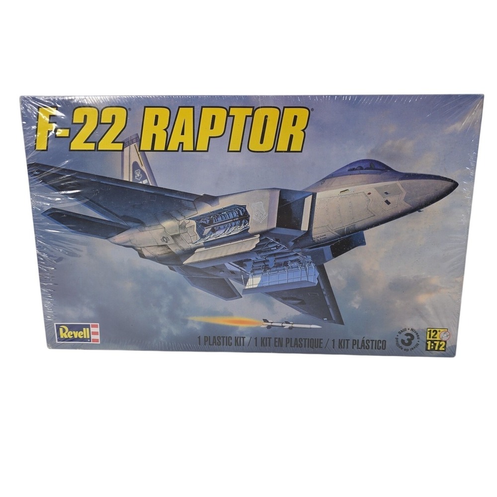 Revell 1/72 Lockheed F-22 Raptor Model Airplane Kit 5984 NEW Factory‎ Sealed